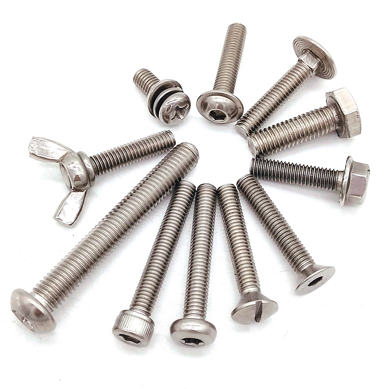 Made in China Stainless Steel J Screw Drywall Wood Roofing Tek Lag Screw Phillips Torx Chipboard Screw Machine Screw Self Tapping Self Drilling Screw