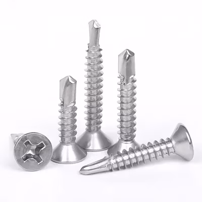 SUS 410 Wafer Lathe Set Flat Socket Hex Phillips Pan Head Countersunk Self Drilling Screw
