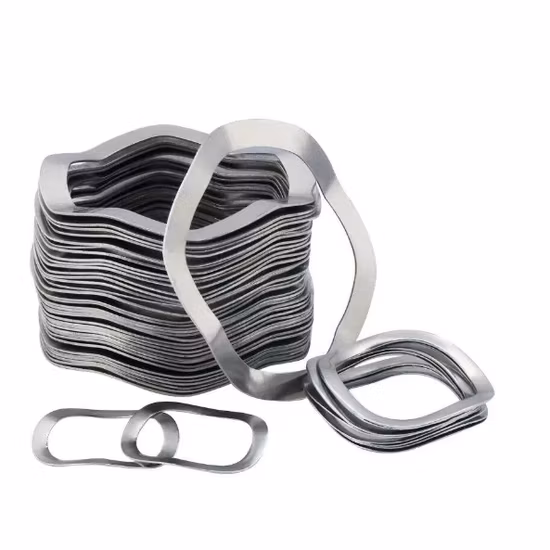 SUS304 Aço inoxidável 65mn Aço mola DIN137 GB955 Arruela mola ondulada