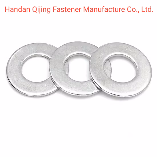 Aço carbono Aço inoxidável Arruelas planas Arruelas planas Arruelas de pressão Zincadas