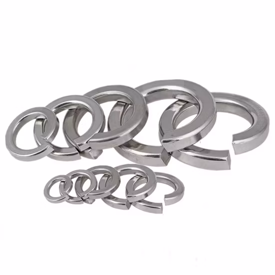 Arruela redonda DIN127 Arruela plana galvanizada Arruela plana de aço inoxidável Arruela lisa Gaxeta Arruela de mola Arruela de pressão Arruela de borracha