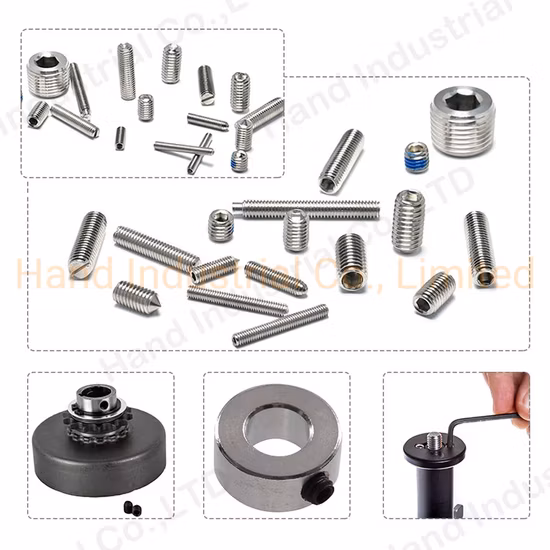 Parafuso de ajuste de soquete hexagonal profissional DIN915