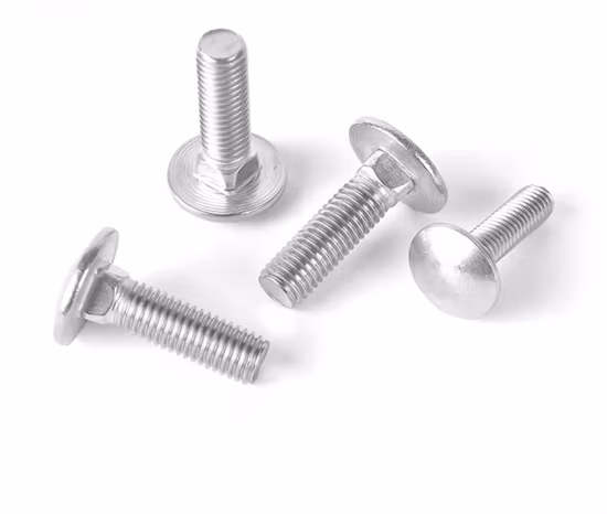 A fábrica fornece parafuso de carroçaria DIN603 de melhor qualidade com cabeça de pescoço quadrado