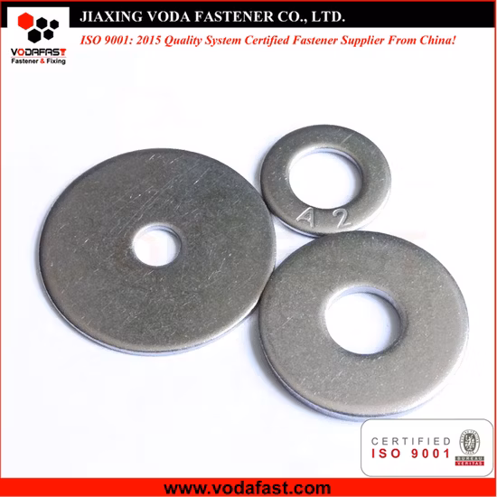 Vodafast Arruela plana de aço inoxidável Arruela de mola