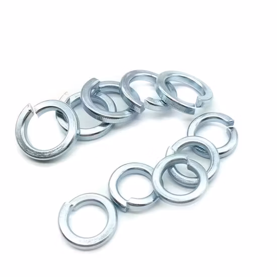 Arruelas DIN127 Arruela de mola Aço carbono SS304